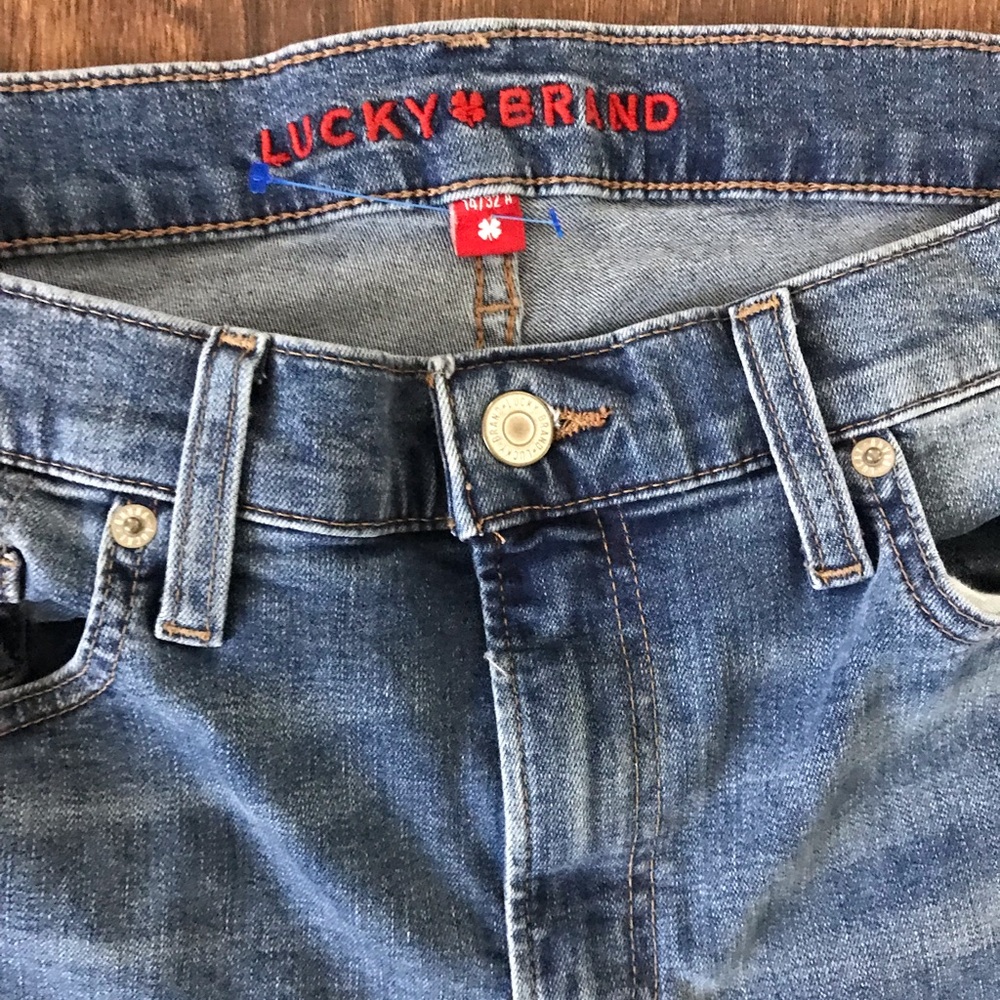 Lucky Brand Classic Women's Mid Wash Blue Jeans 14/32 - Picture 5 of 9